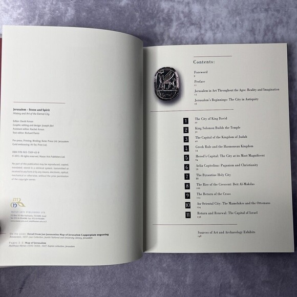 JERUSALEM Stone and Spirit : Stone and Spirit by Shalom Sabar and Dan Bahat NEW - Picture 7 of 7